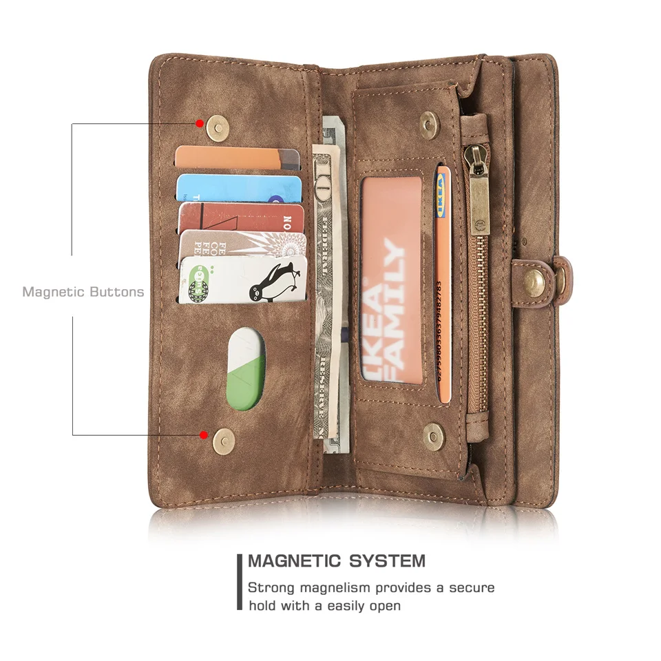 best galaxy s22 ultra case CaseMe S22 Ultra Case For Samsung S22 Galaxy S21 S10 9 Plus A33 A53 Leather Zipper Phone Wallet For Samsung S22 Ultra Phone Case galaxy s22 ultra leather case