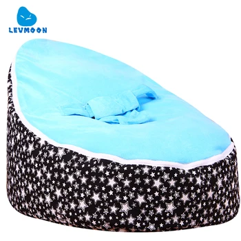 

Levmoon Medium Star Bean Bag Chair Kids Bed For Sleeping Portable Folding Child Seat Sofa Zac Without The Filler