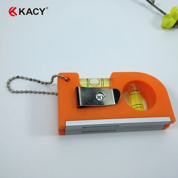 

KACYTOOLS 37201 Magnetic Horizontal/ Vertical Pocket Level with hook and two bubble vials
