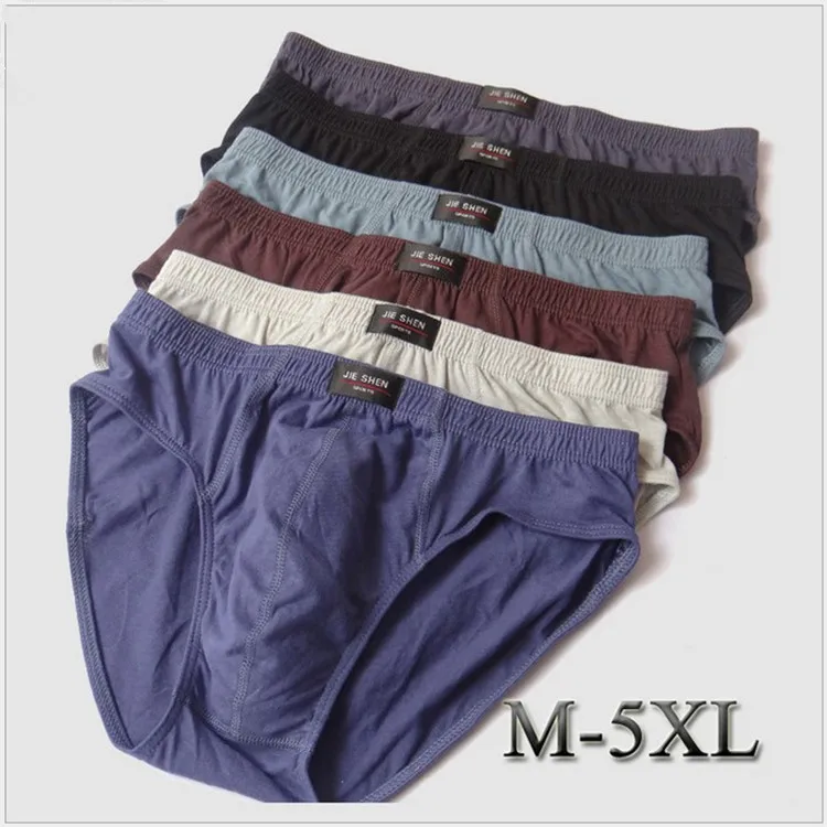 

Promotion! 5pcs Soft Mens Cotton Boxers Breathable Men's U Pouch Underwear Plus Size M/L/XL/XXL/XXXL/4XL/5XL