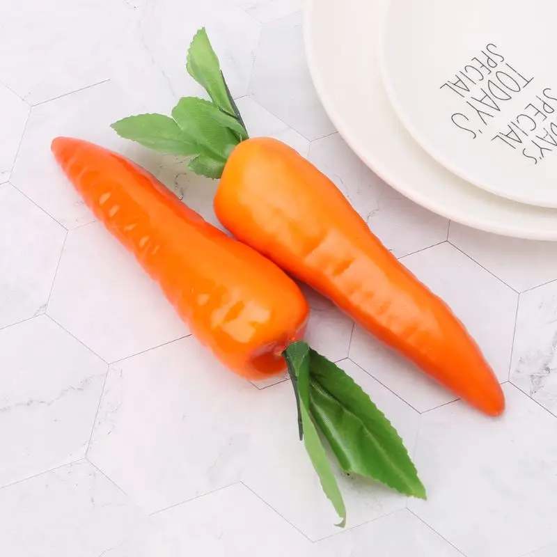 Реалистичная искусственная морковь имитация поддельные овощи реквизит для фотосессии Домашняя Кухня украшения Дети обучающая игрушка
