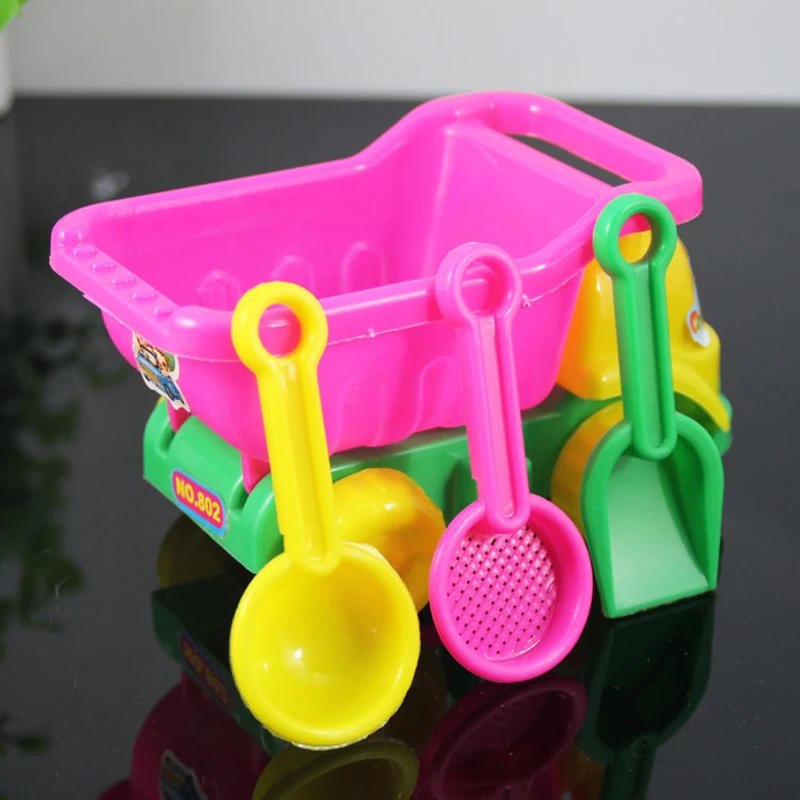 4 pieces set of ATV colander baby play sand play water tools beach toys children s