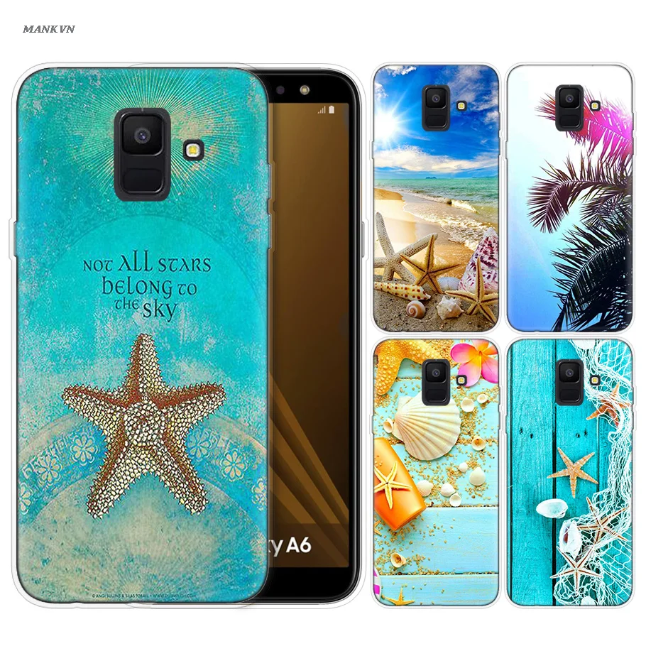 

Starfish Sea Beach Nature Und Silicone Cover Case For Samsung Galaxy A6S A8S A7 A9 2018 J4 J6 Plus J8 2018 J6+ J4+ Phone Shell