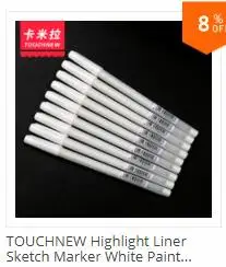 Caneta para Pintura de Rocha-ponto Marcadores de Tinta de Cor Metálica para Pintura Marcadores Metálicos Médio Cerâmica Vidro 10 Cores 4 Material escolar e de escritório