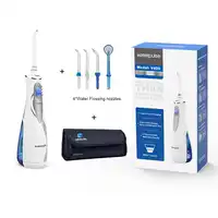 Li-Ion battry Oral Water Dental Flosser Irrigator, V400 Oral Hygiene tools + 4 nozzles + bag , pulse flow tooth cleaning