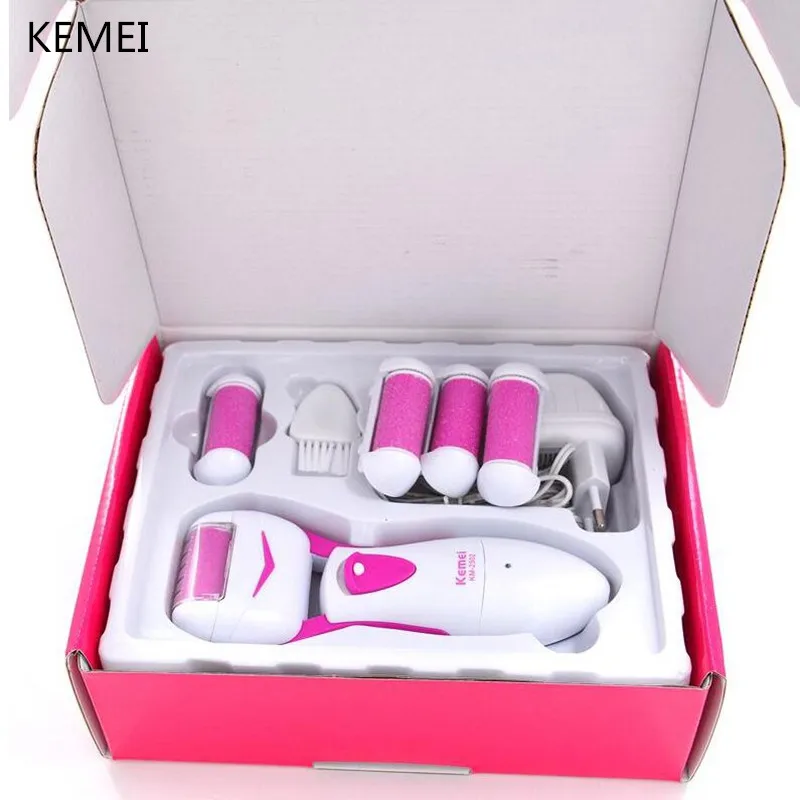 

Electric Foot File Callus Remover Pedicure Tools Kit 5 Roller for Dry Feet, Hard, Dead Callused Skin Cracked Heels Care Tool