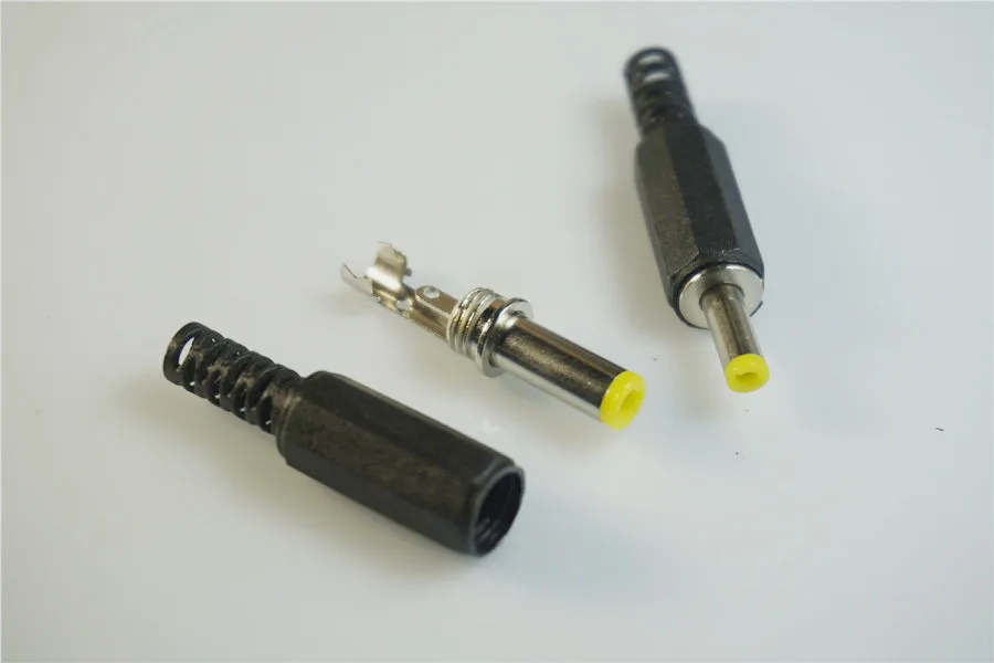 

10 pcs DIY 5.5 mm x 2.1 mm DC Power Plug Female wire cable solder Connector Adapter barrel length 14.0 mm