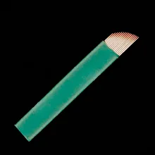 0,20 мм 16 pin microblading иглы Лезвия пластинки Agulha Sobrancelha Tebori Microblading 16 Pontas Flex бровей татуировки