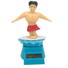 Забавные анимированные игрушки на солнечных батареях, украшение для автомобиля, Стайлинг автомобиля, домашний офис, кукла, декор для интерьера автомобиля