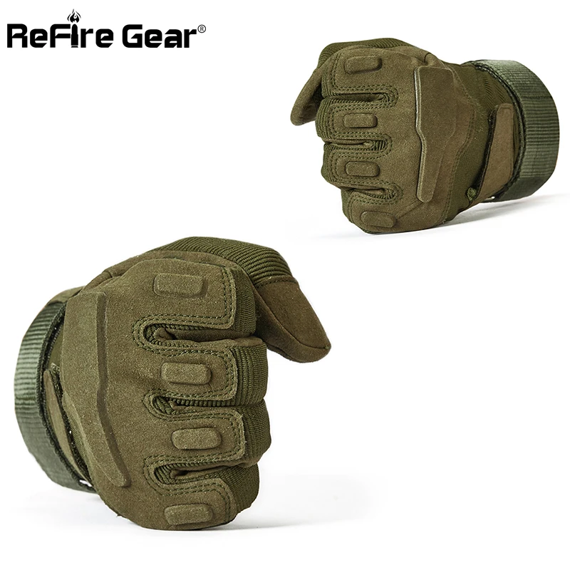 Refire gear армейские тактические перчатки мужские SWAT Полиция Пейнтбол Военные перчатки солдат боевой стрельбы полный палец варежки