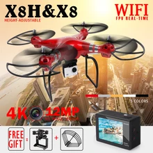 SYMA X8HG X8HW FPV font b RC b font Quadcopter Drone With 4K 1080P WIFI Camera