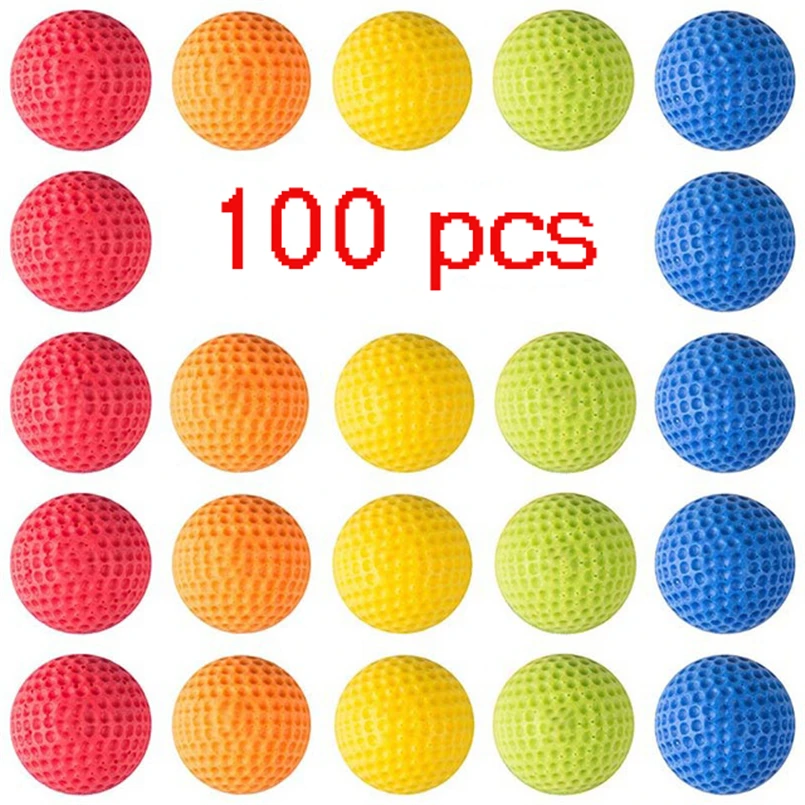 100PCS Toy Gun Bullet Balls für Rivalen Apollo Zeus Refill Spielzeug Ball DE ^ 
