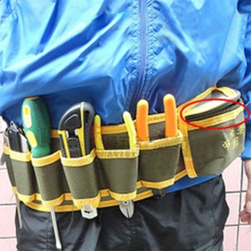 Hardware Механика Холст Сумка Для Инструмента Пояс Утилита Kit Карманный Мешок Талии