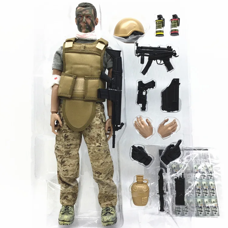 PATTIZ 1/6 12 ''SWAT фигурка модель игрушки Военная армейская боевая игра игрушки для мальчиков на день рождения - Цвет: NB03