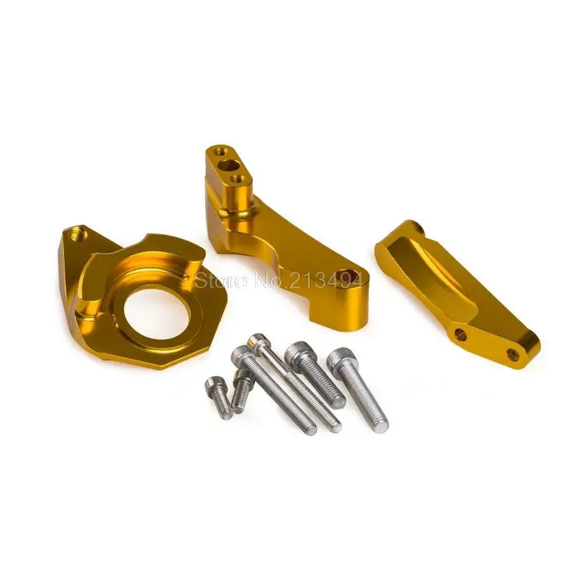 

New Arrival Steering Damper Mounting Kit For Suzuki GSX-R600 GSX-R750 K4 K5 2004-2005 Gold
