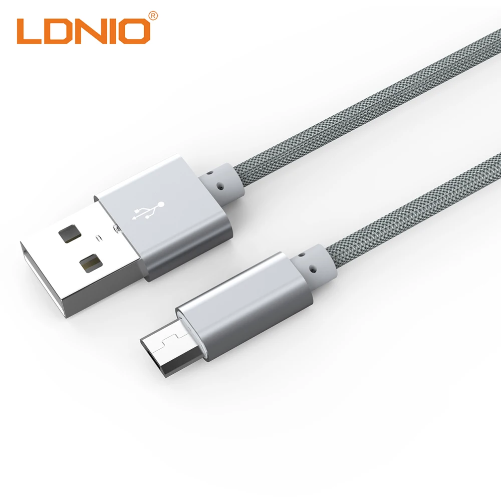 

LDNIO Micro USB Cable For Samsung Xiaomi 1m Mobile Phone Data Transfer Line Quick Charging Cord Adapter Connector