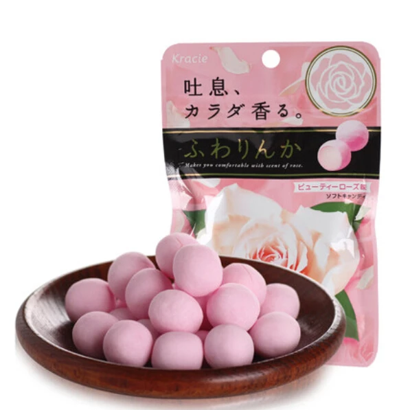 1 Bag Rose Flavors Chewing Gum Candy , Japanese Candy Snacks Japanese Food Sweets,Japanese Food