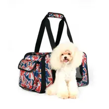 Холщовая Сумка для домашних животных кошка собака сумка для путешествий переносная сумка удобная модная чихуахуа