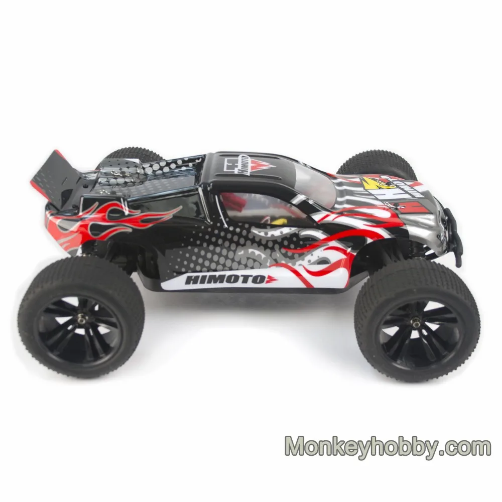 Himoto Katana 1:10 Scale Rc Car Rtr 4wd Electric Off Road Truggy 2.4ghz Remote Control Brushless Version Car With Lipo Battery - Cars AliExpress