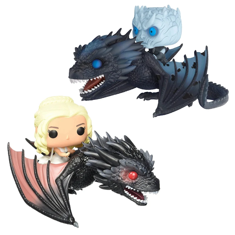 

Game of Thrones Figures Night King Daenerys on Dragon Action Figure Collection Decoration