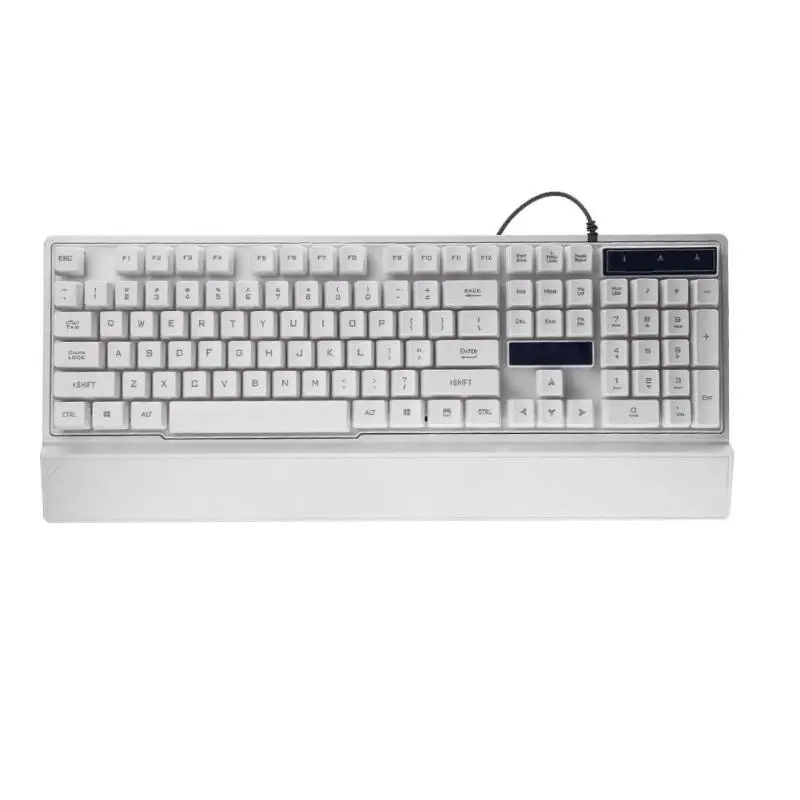 

USB Wired Gaming Keyboard LED Backlit Keyboard 104 Standard Keys for PC Laptop Playerunknown's battlegrounds PUBG Gamer