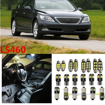

Tcart 19 x Error Free White Interior LED Light Package Kit for lexus ls460 accessories reading door lights 2007-2013