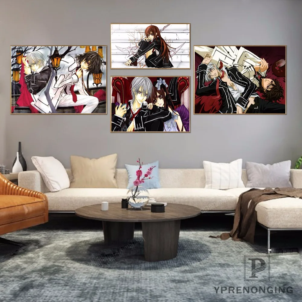 

Custom Vampire Knight Home Decor Canvas Printing Silk Fabric Print Wall Poster No Frame 180317@93