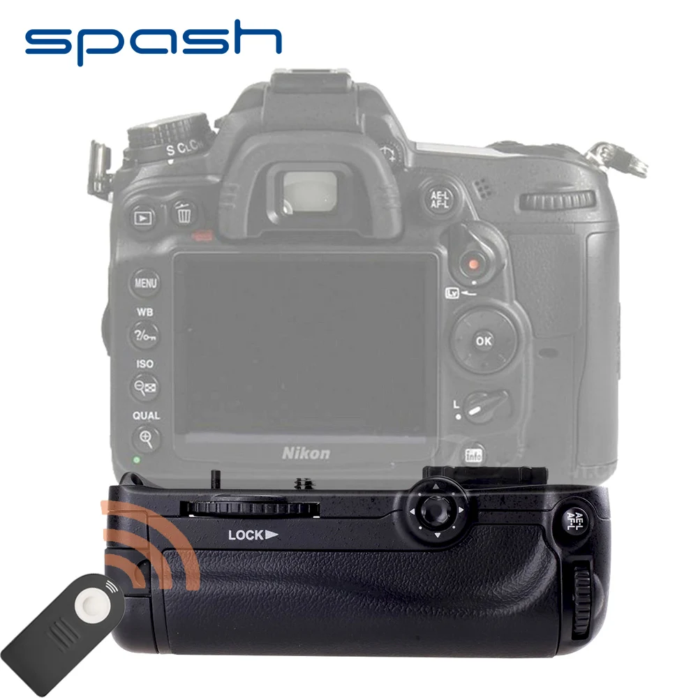

spash Vertical Battery Grip for Nikon D7000 DSLR Camera Replacement MB-D11 Multi-power Battery Holder Work with EN-EL15