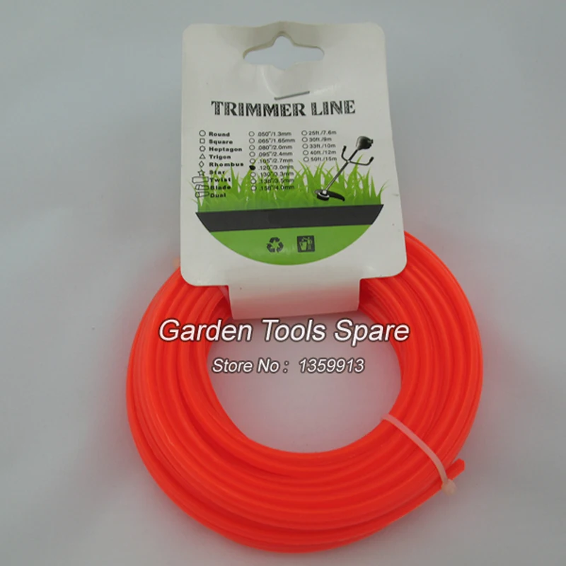 

2PCS ROUND nylon trimmer line with 3.0MM*15M size for sale