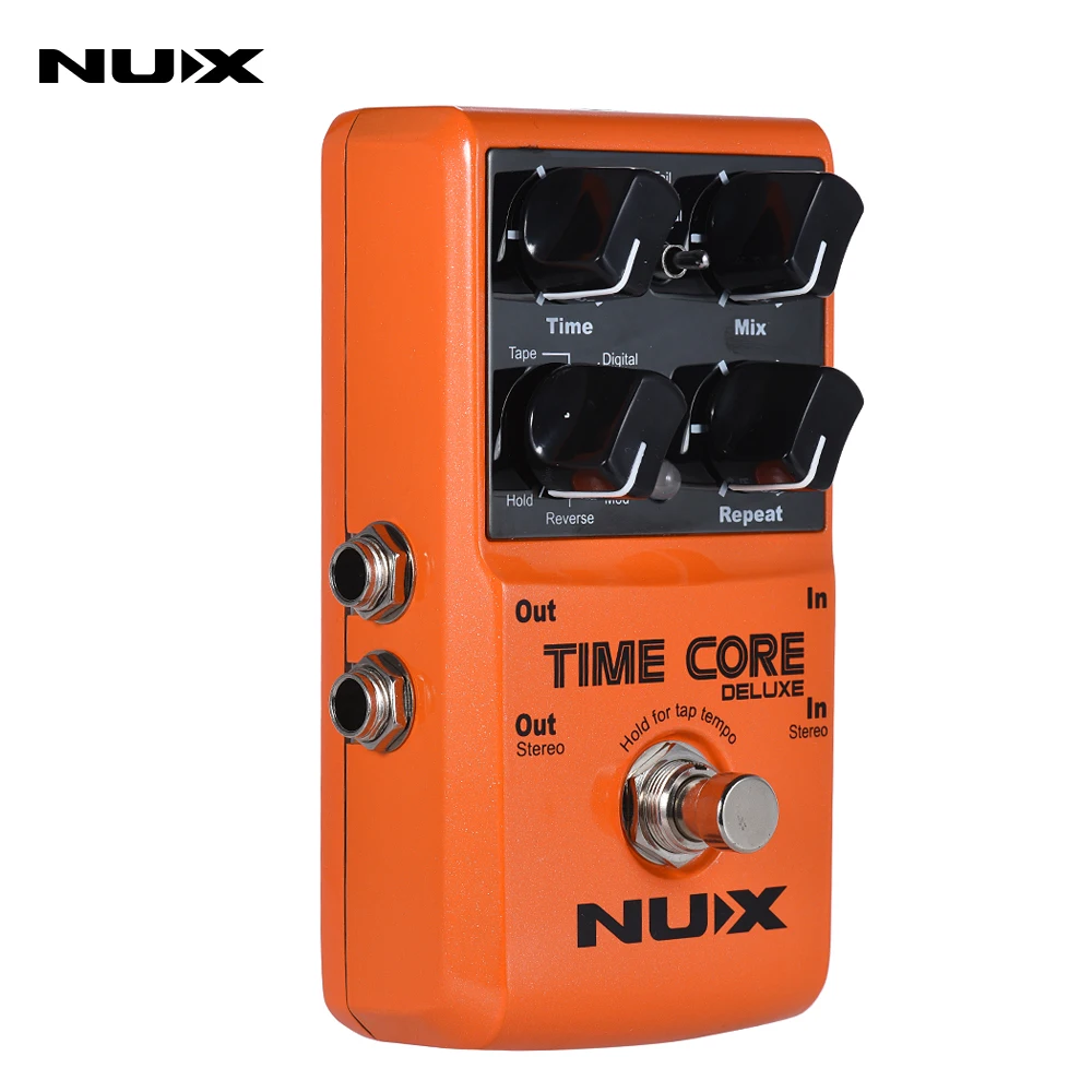 NUX TIME CORE Роскошная электрогитара Digital задержка педаль эффектов с 7 типами задержки