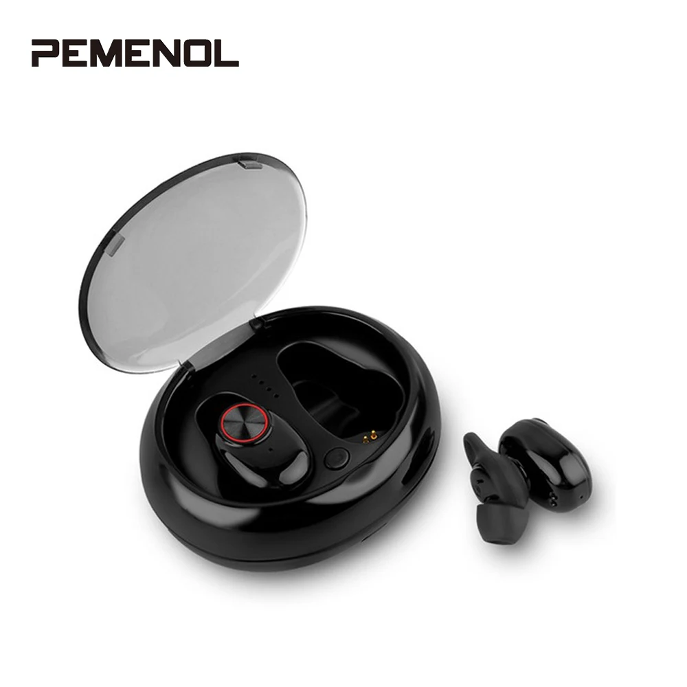 

V5 Bluetooth Earphone TWS Wireless Bluetooth Earbuds With V5.0+DER HiFi Stereo Sound Headset Built-In Mic Hands-Free Calling