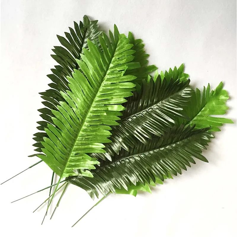 Большой Cycas зеленый лист растение домашний офис украшение пластиковый ложный