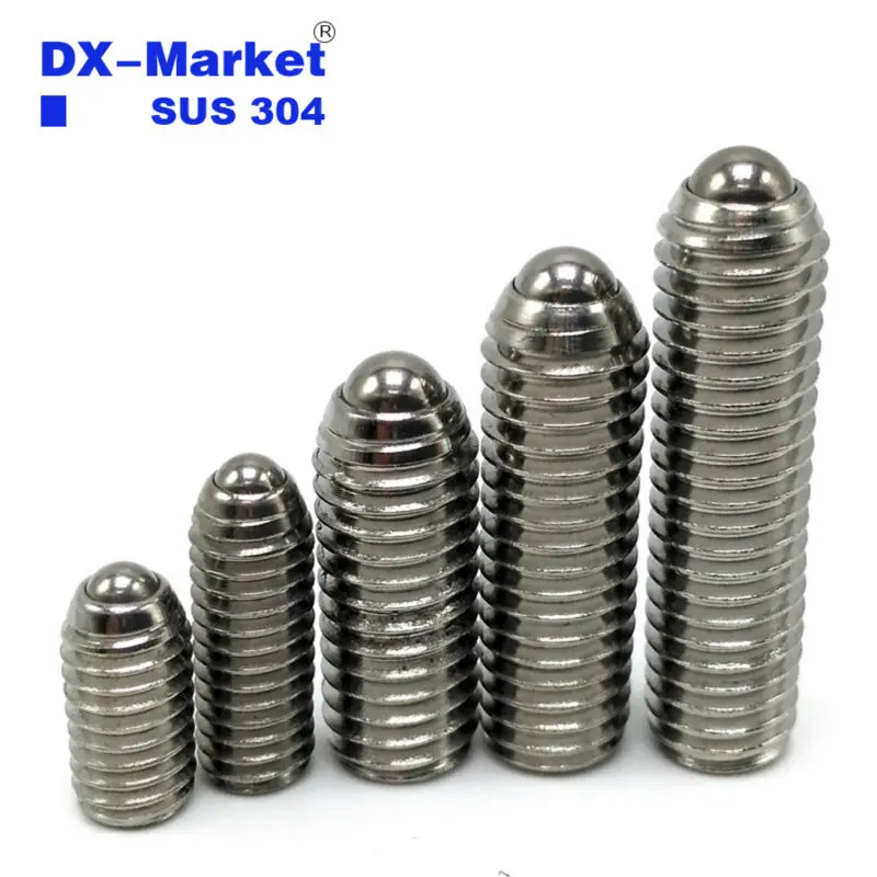 m16*25 , m16*30 , 304 Stainless Steel ball point set screw , m16 set