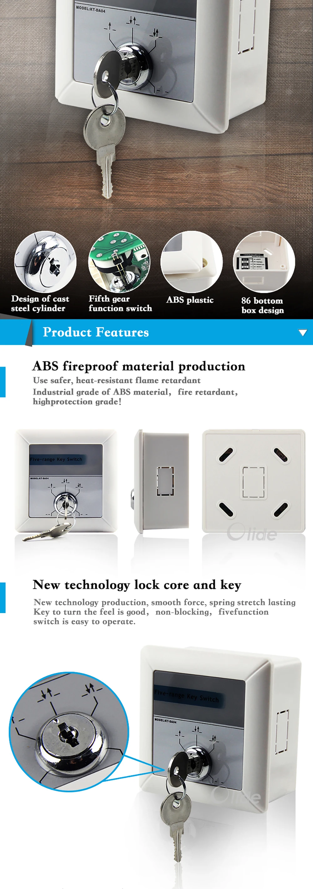 automatic door five functions swtich 4