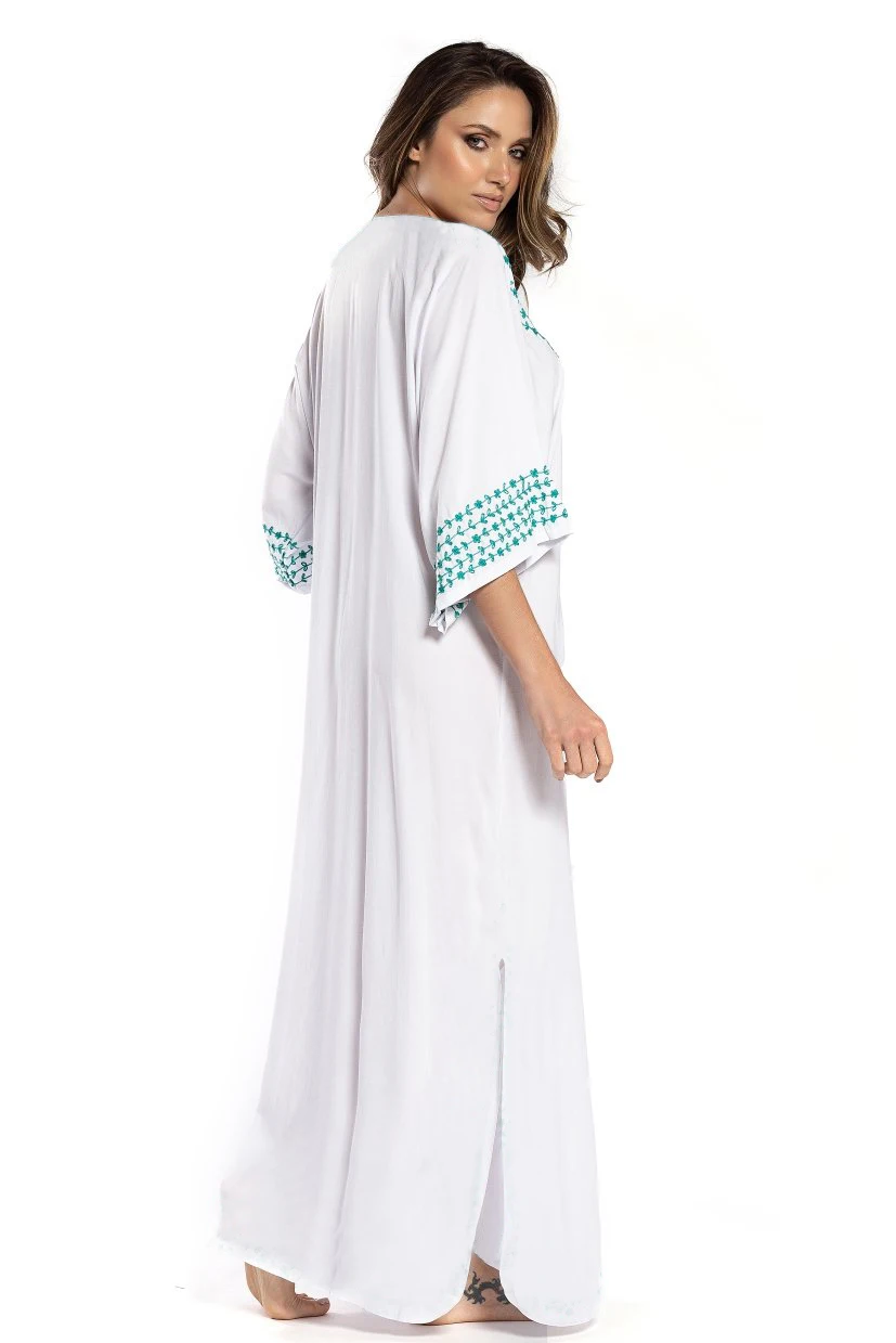 Women's Kaftan Dresses Tunic Kimono Maxi Caftan Plus Size Lounge Dress