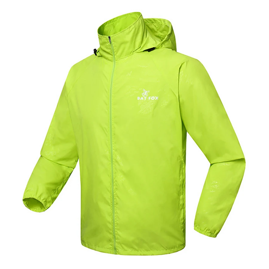 Raincoat Hooded Poncho Sport Jacket Windproof Waterproof Windbreak