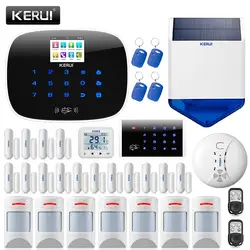 KERUI W193 Беспроводной 3g приложение Remote Управление Сенсорный экран Alarma Casa WiFi PSTN GSM Умный дом охранной наборы систем