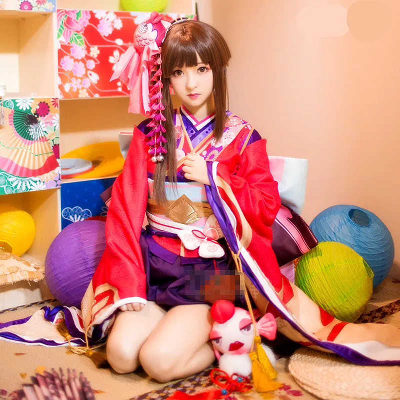 Карнавальный костюм Onmyoji Kagura Бесплатная доставка|cosplay costume|kagura cosplaycostume costume |