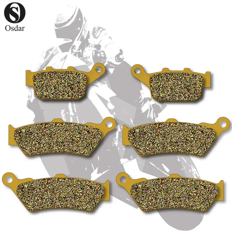 Motorcycle Brake Pads Front+Rear For HONDA STREET BIKES NT 650 VW/VX/VY