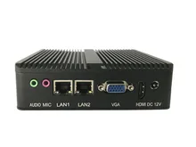 Fanless mini PC industrial PC Fanless Mini PC with j1900 J1800 Processor Running 24 7 Mini