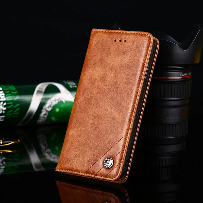 Чехол для huawei p20 lite 2019 2018 funda Роскошный кожаный флип чехол Подставка coque без