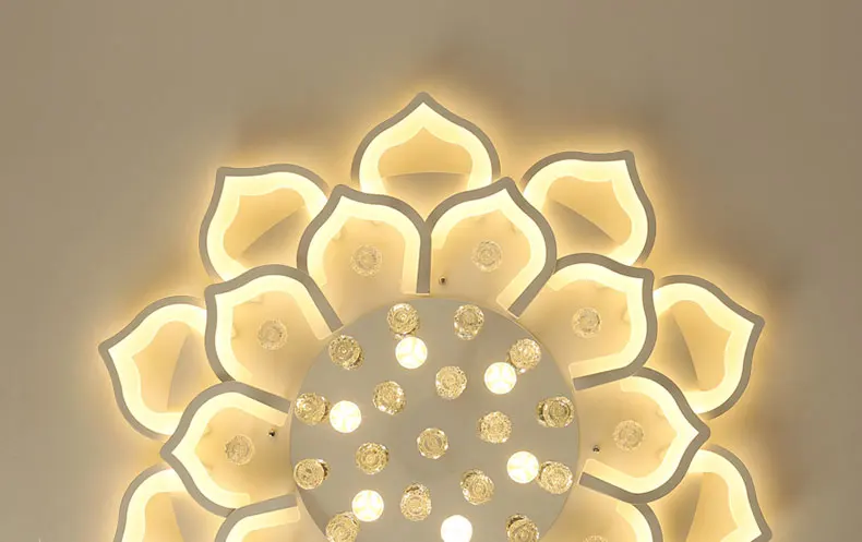 Современная новая акриловая Светодиодная потолочная люстра белого цвета для гостиной спальни люстра для прихожей освещение Led