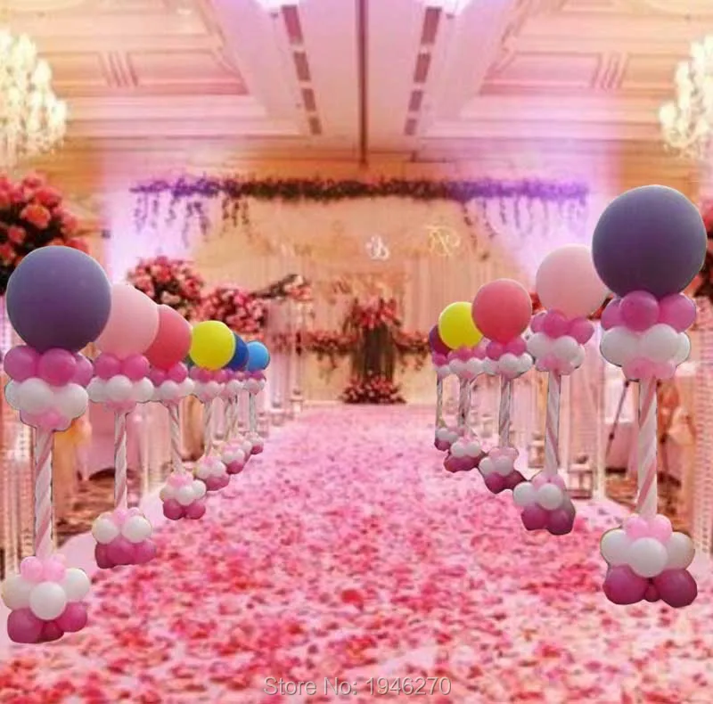 Wedding decorations Balloon column pole stick Anniversary party supplies Event party Balloon Garden decorations No Base
