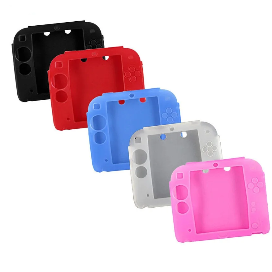 100pcs Lots Slicone Case Cover For Nintend 2ds Ultra Thin Soft Rubber