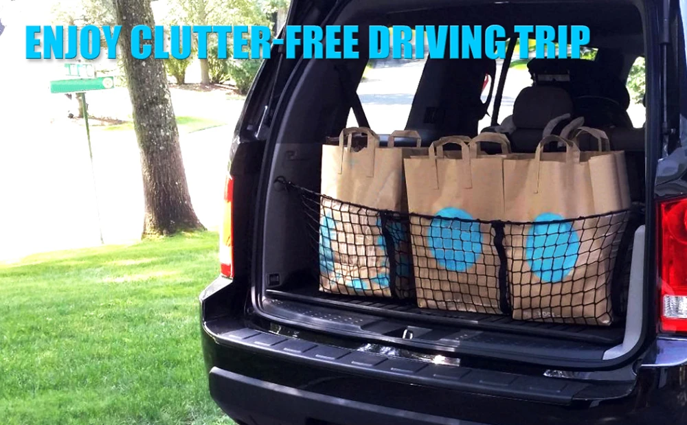 MICTUNING Cargo Organizer Storage NetEBC