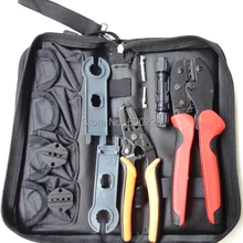 LY-K2546B-4 Солнечный запасный инструмент, автомабильный инструмент, PV набор инструментов MC4 набор обжимных инструментов с MC3 и tyco обжимной инструмент набор, инструмент для зачистки кабеля, MC4 гаечный ключ