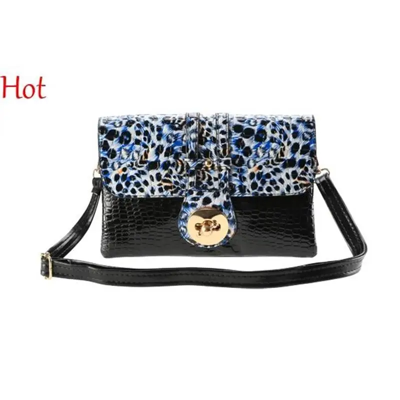 

Fashion Leopard Bags Women Leather Shoulder Bag Casual Crocodile Messenger Bags Elegant Vintage Handbag Red Black Blue SV021476