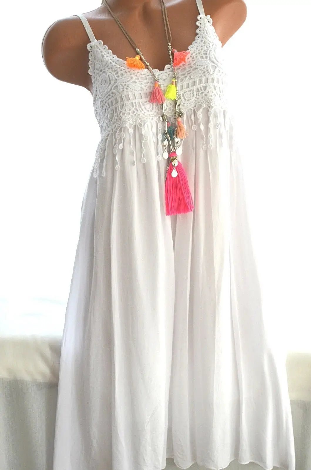 Женское платье на подтяжках большого размера летнее Новое Кружевное шифоновое платье 5XL