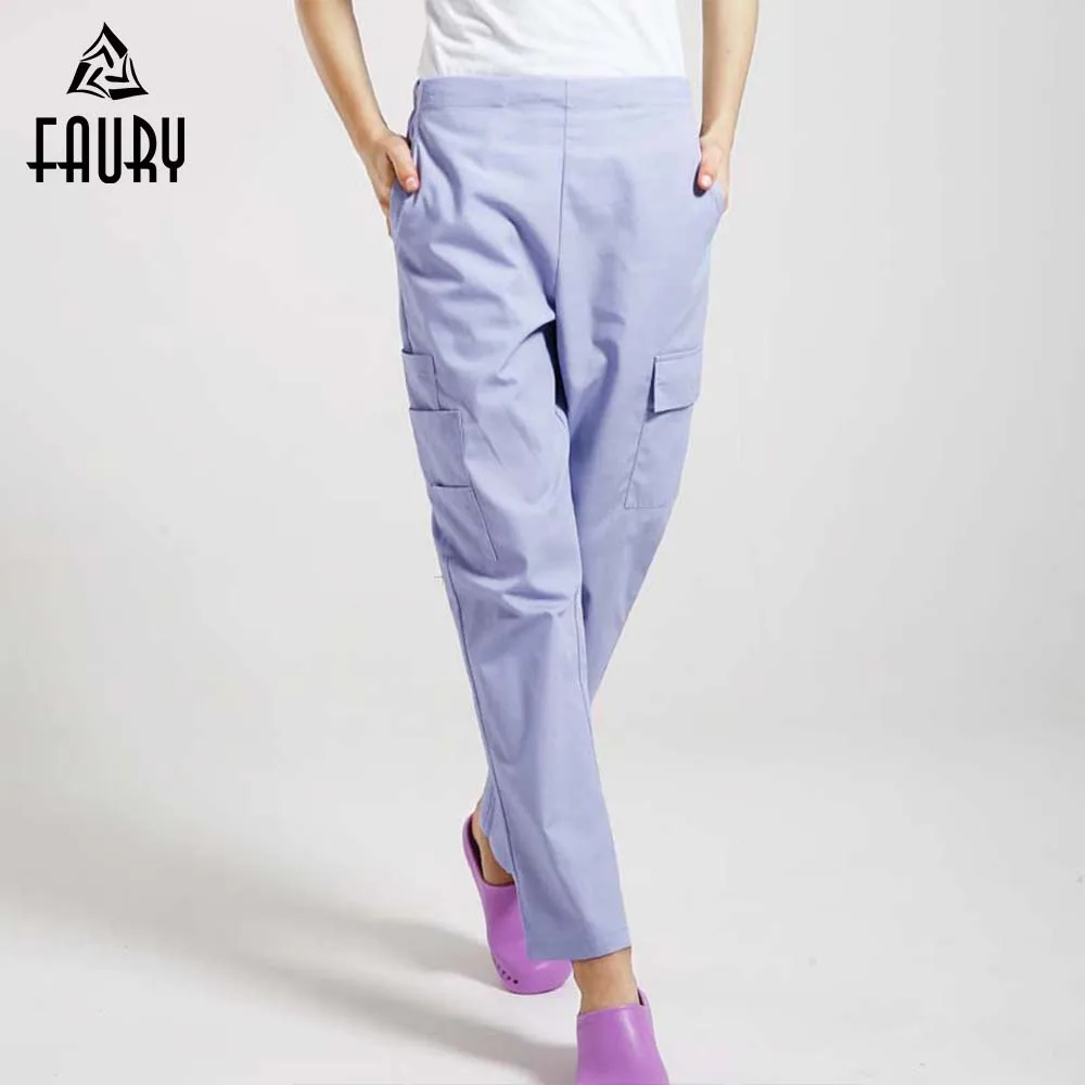 High Quality Nurse Pants Multi pocket Pants Doctor pants Operating Room Pants Trousers for Men