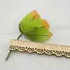 10pcs free shipping artificial flowers simulation rose leaf gold  leaves fake silk flower floral decoration leaf home ► Photo 2/6